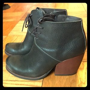 Dark gray booties
